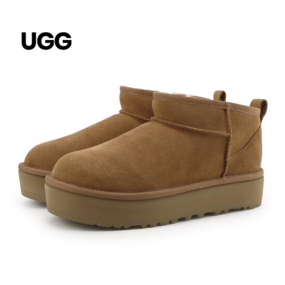 Ugg Women S claSSic Ultra Mini Platform K Suede Winter bootS 1157791K Che