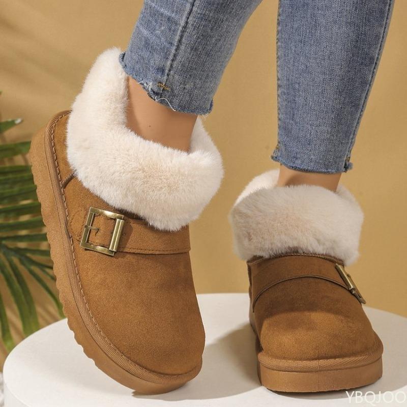 

Женские осенне-зимние новые повседневные теплые хлопковые ботинки на шнуровке с мягкой подошвой, модные универсальные женские сноубутсы на толстой подошве 41