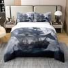 Plum Blosom Floral Soft Duvet Cover Quen King-Sized Dimensionsd Dimensions Ancient Style Red Maple Leaf Natural Scenery Beding Set Rom Decoration 3