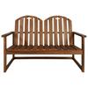 Garden Bench, 110 Cm, Solid Acacia Wood