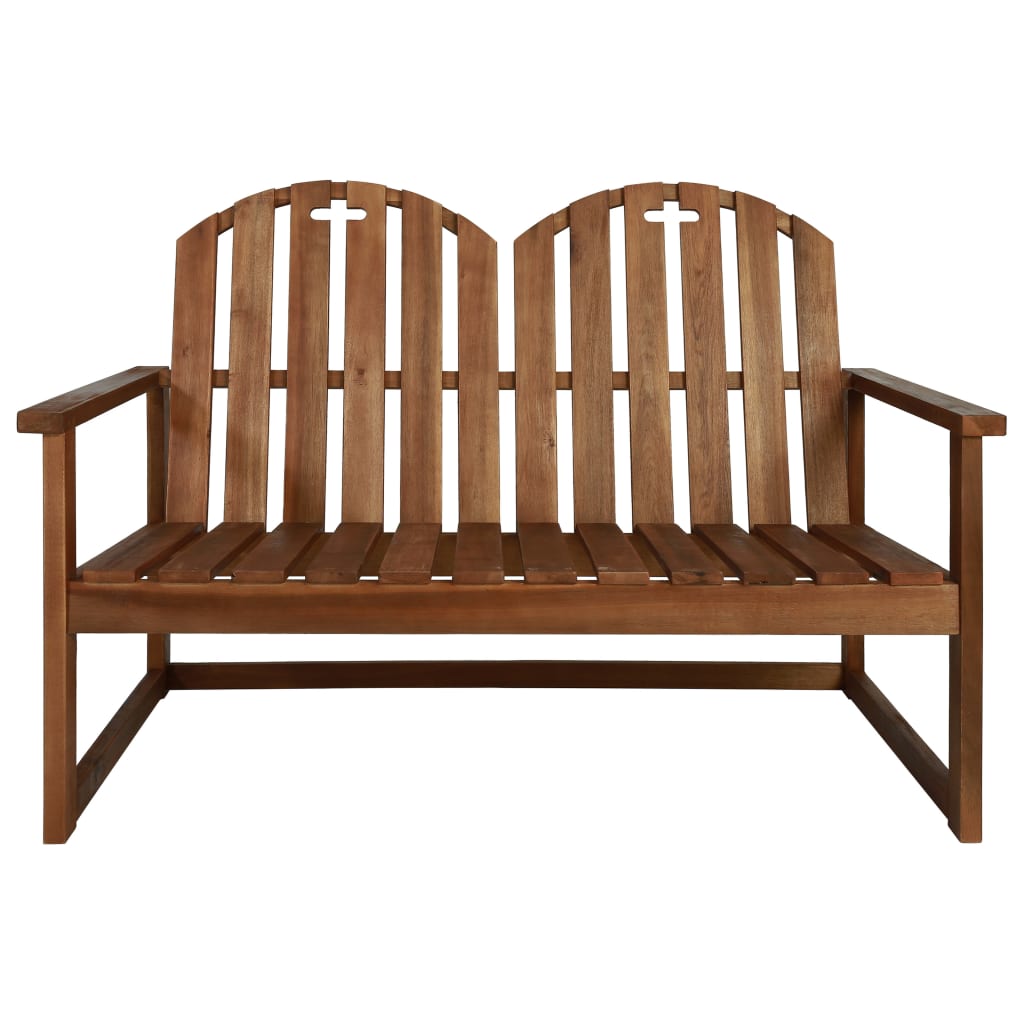 Garden Bench, 110 Cm, Solid Acacia Wood
