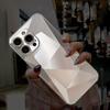 Glitter Plating Daimond Mirror Phone Case For iPhone 15 14 13 12 11 Pro Max 15 Plus Shockproof Bumper Bling Soft TPU Lens Camera Protection Cover