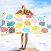 Microfiber Beach Towel,Easter Egg with Bunnies,Quick Dry Beach Towel,Soft Highly Absorbent Large Sandproof Sandless Pool Towels