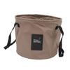 20L Portable Camping Bucket PVC Folding Water Bucket High Capacity Collapsible Container for Outdoor Activities