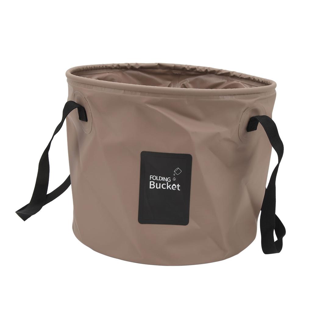 20L Portable Camping Bucket PVC Folding Water Bucket High Capacity Collapsible Container for Outdoor Activities