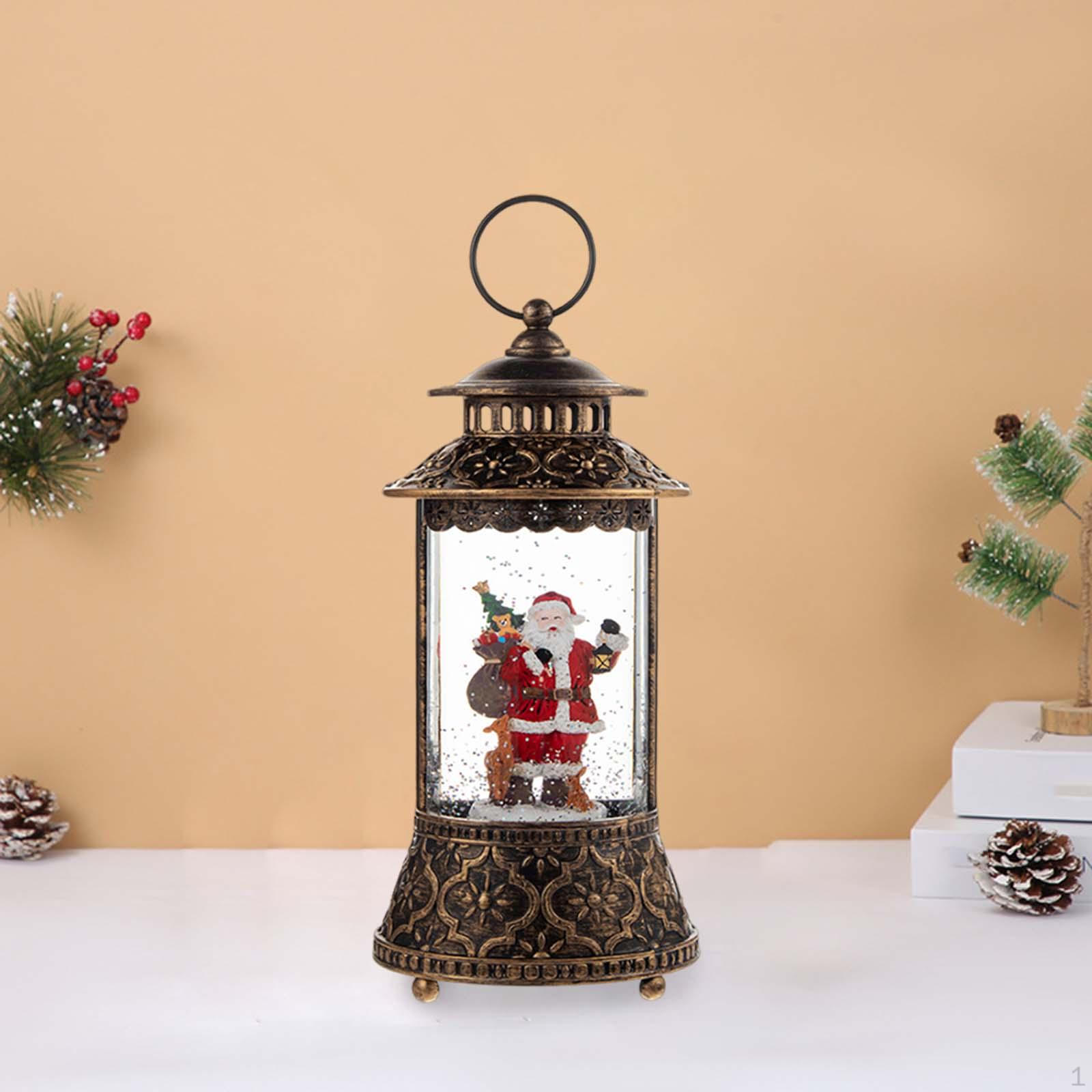 Christmas Musical Lantern, Lighted Gift for Party Santa Claus