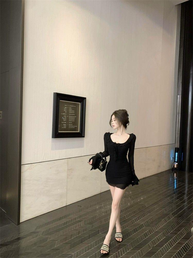 Elegant Purple High-End Sexy Bodycon Dress - Stunning Figure-Hugging Design