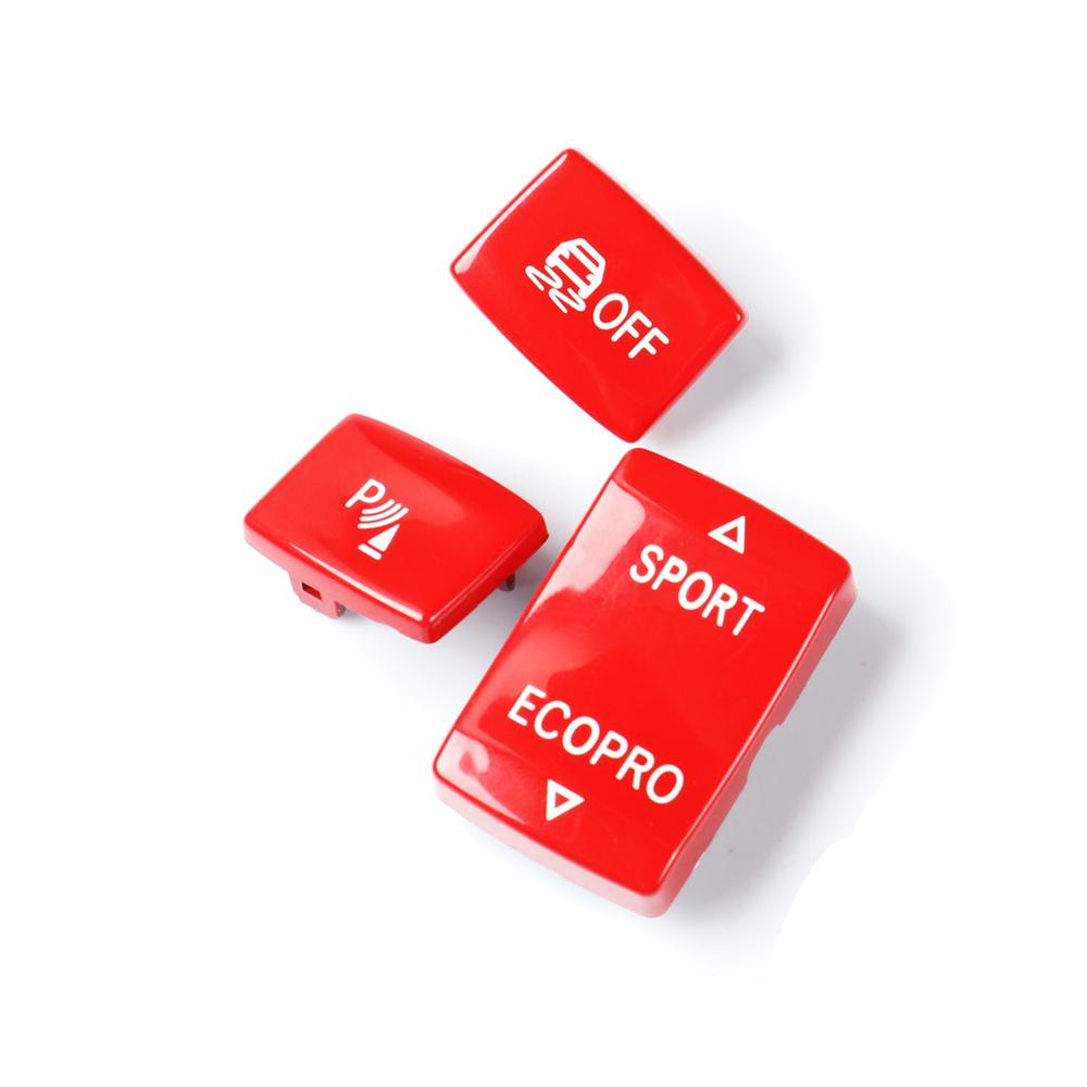 For BMW 2 3 4 Series F20-23 F30-F34 Red Center Concole Drive Mode Switch Buttons