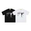 American Street Hiphop Silhouette Print Casual Loose Short Sleeve T-Shirt