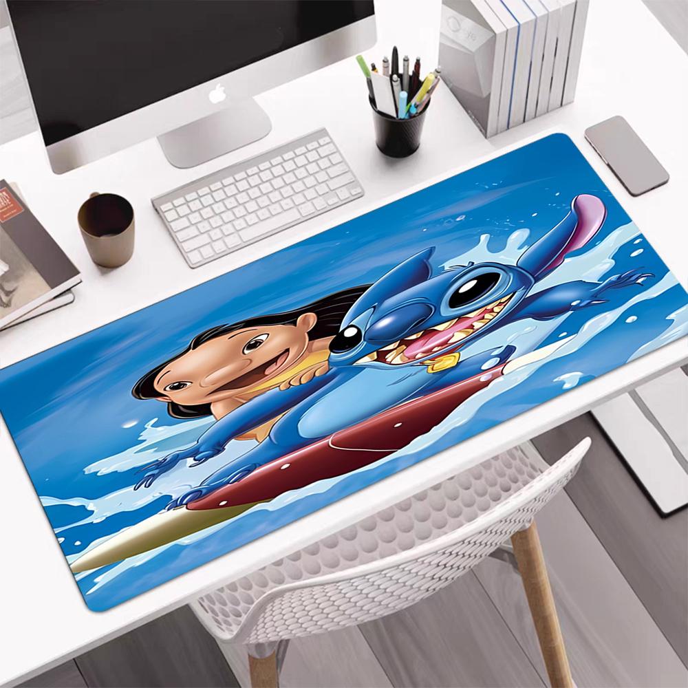 Stitch Theme Mouse Pad, Non Slip Rubber Base, Multifunctional Office & Home Decor, Perfect for Workspace Personalization.