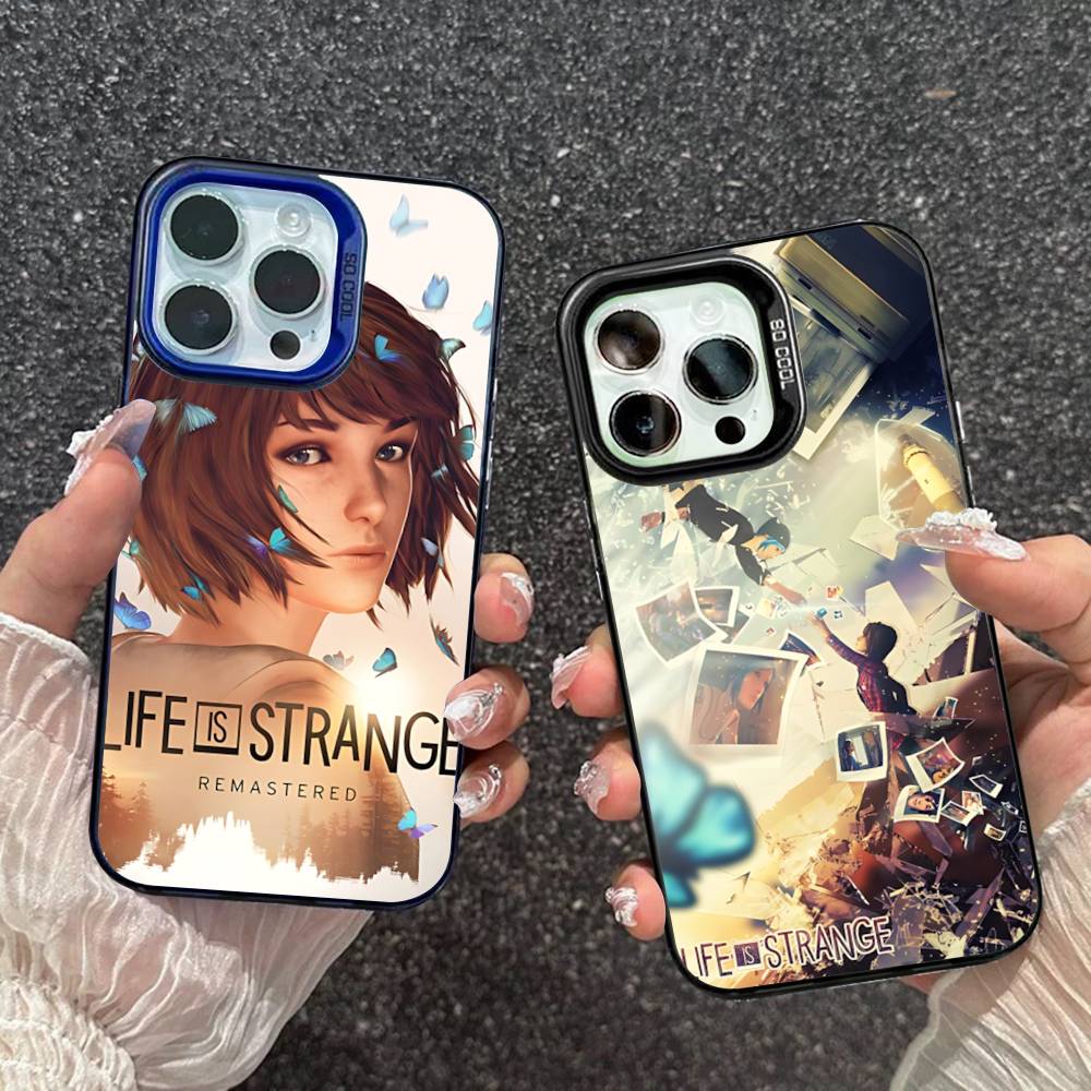 Game Anime Life Is S-Strange Cute Phone Case For IPhone 17 16 15 14 13 12 11 Pro Max Plus Color Silver Cover