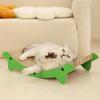 Wooden Cat Scratching Pads Multifuction Cats Sleeping Bed Natural Wear-resistant Cat Scratch Board Kitten Grinding Cats Toys