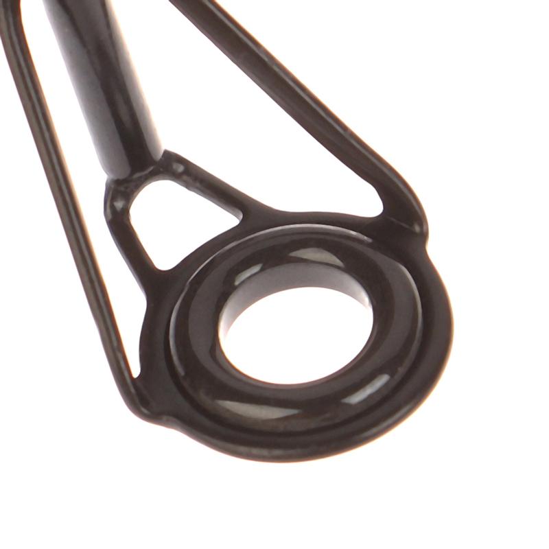 Edelstahl Angelrutenführung Porzellanring 8 Stücke DIY Angelrutenspitze Reparatur Stangenspitze Zubehör Angelgerät Pesca