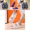 Cute And Comfortable Thick Sole Slippers For Women In Pink Purple Light Green Beige Black And Dark Blue