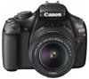 Canon EOS Kiss X50 Digital SLR Camera with IS II Lens Black EF-S 18-55mm f/3.5-5.6 Kit, (KISSX50BK-1855IS2LK)