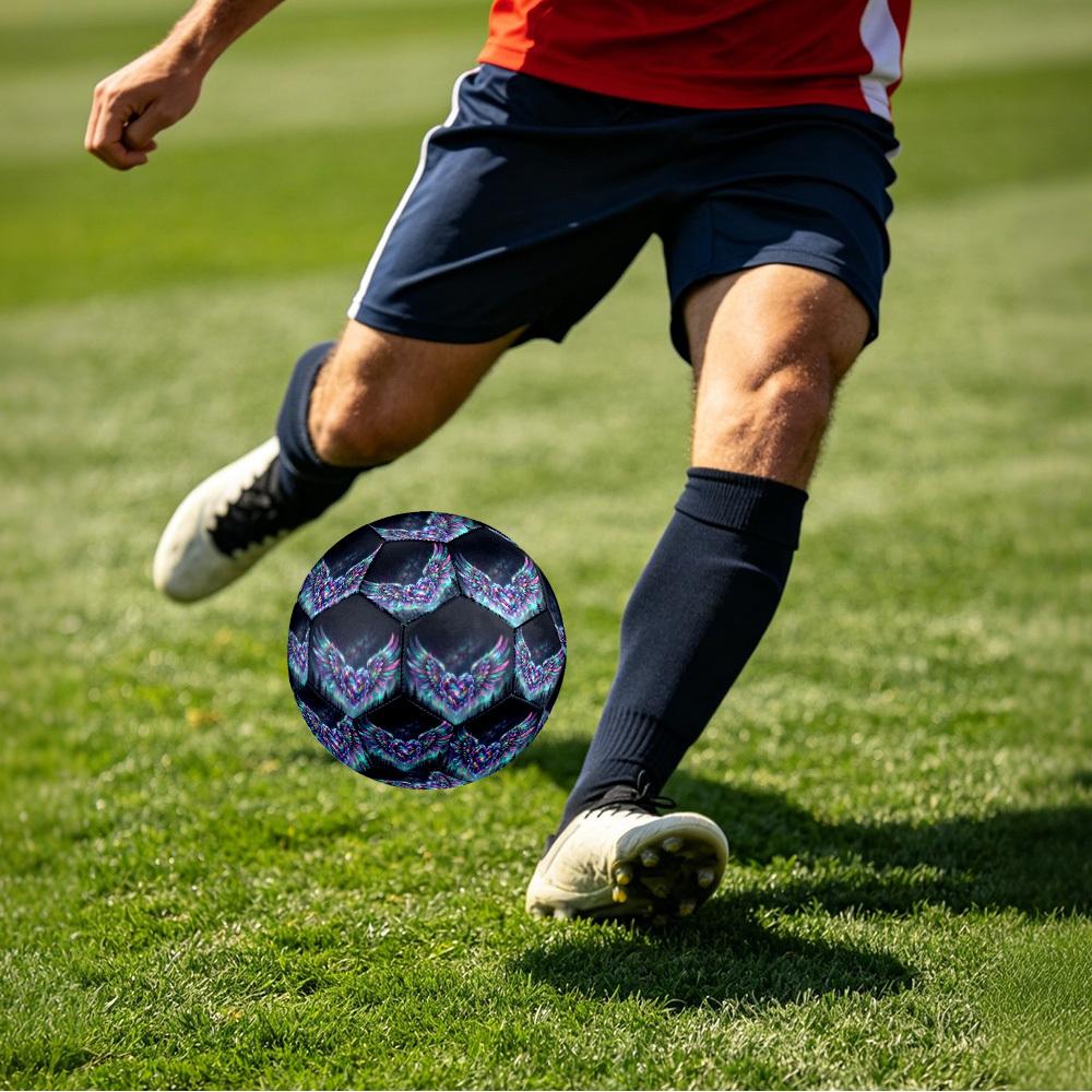 1pc Heart Wings Size 5 Soccer Ball Professional Lightweight Durable Match Training Football Indoor &Outdoor Sports BallTraining Ball Y16