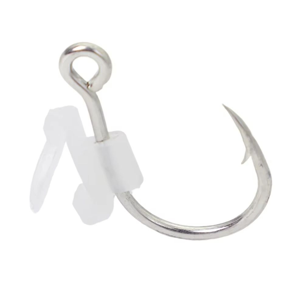 10Pcs High Strength Luminous Live Shrimp Fishing Hooks Fishing Fixed Hooks  Grouper