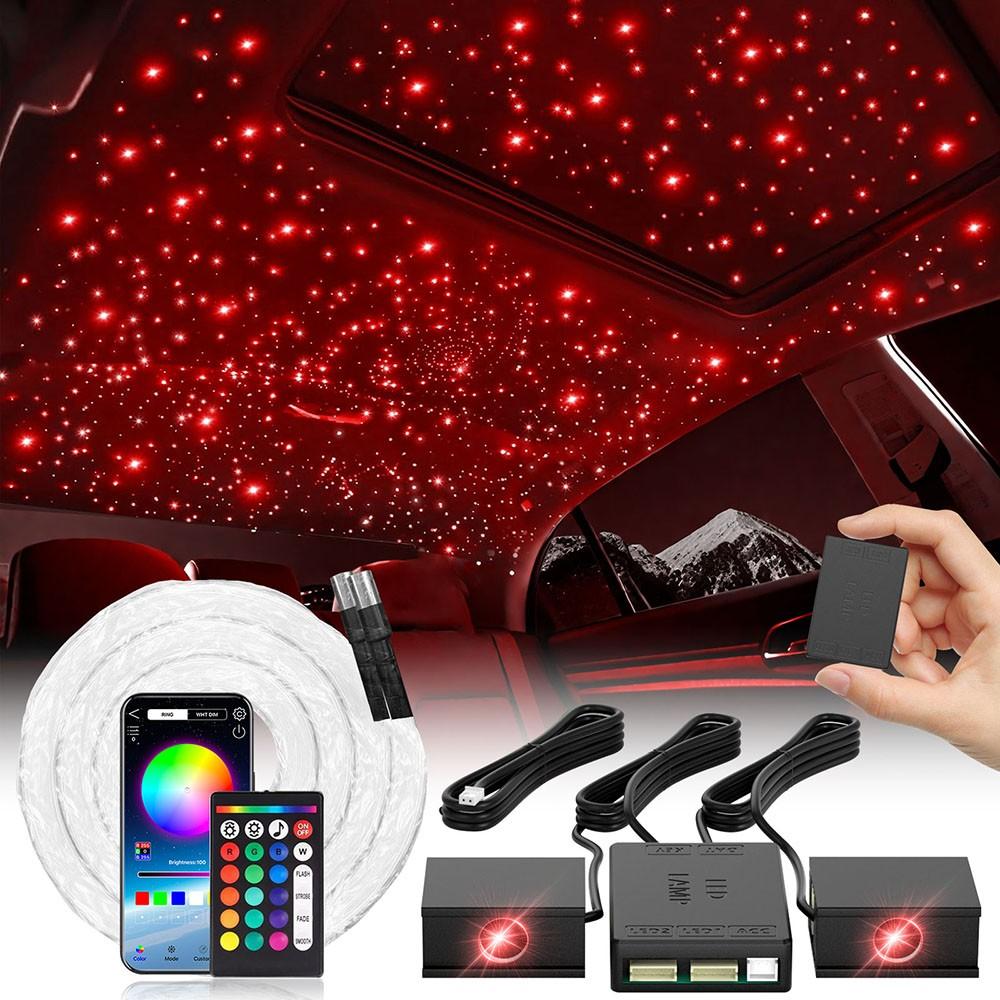 600 Stück Auto Dachhimmel Sternenlicht Kit Dach Leuchten Deckenleuchten Glasfaser
