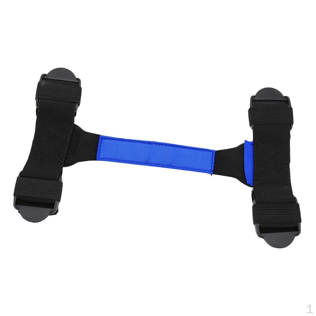 Aluminum Motorcycle Side Box Handle Rope 800GS - 267x25mm Blue