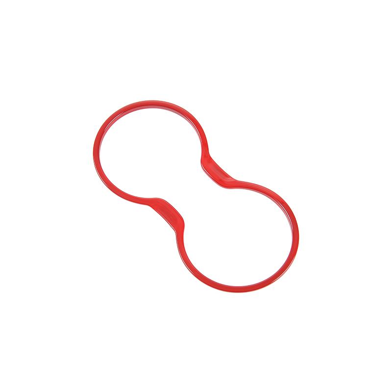 

ABS передний держатель для стакана декоративное кольцо декоративная наклейка крышка подходит для Jeep Compass 2017-2020 аксессуары для интерьера красный