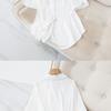 Ladies Irregular Zipper Short-sleeved Shirt Plus Size  Slim Waist Blouse