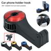 New 2 In 1 Car Headrest Hook Phone Car Holder Car Hanger Portable Seat Back Hanger Storage Hook Phone Holder Auto Fastener Clip