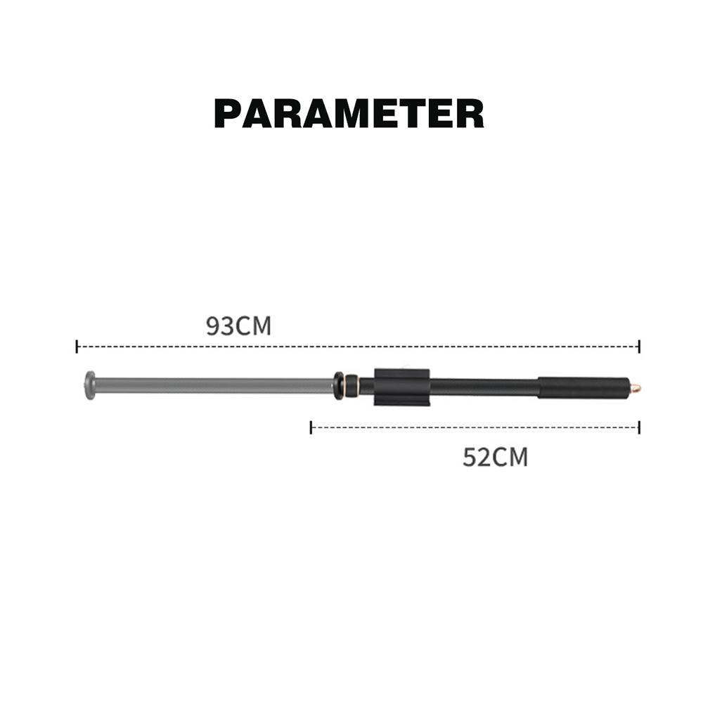 36.6in Tripod Extension Rod Boom Arm for Tripod with Quick Release Plate 10KG/22lbs Load Capacity 2 Adjustable Sections with 1/4