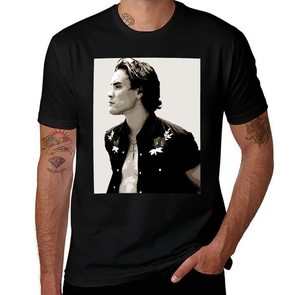 Brandon Lee T-Shirt Casual Breathable Short Sleeve Top