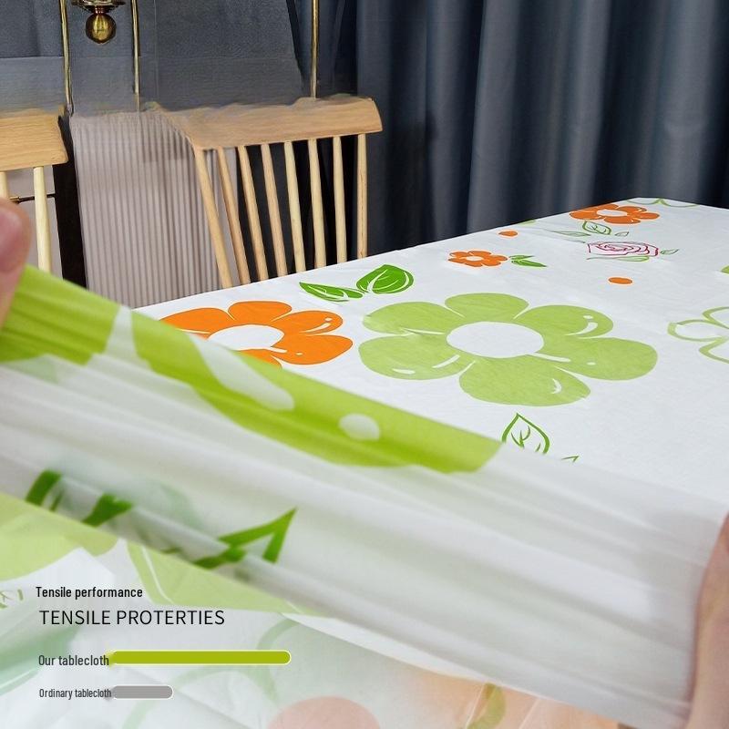 Sheng Bangrong Rectangular Disposable Tablecloth for Dining, Catering, Hotel, Restaurant, Birthday, and Kindergarten Use