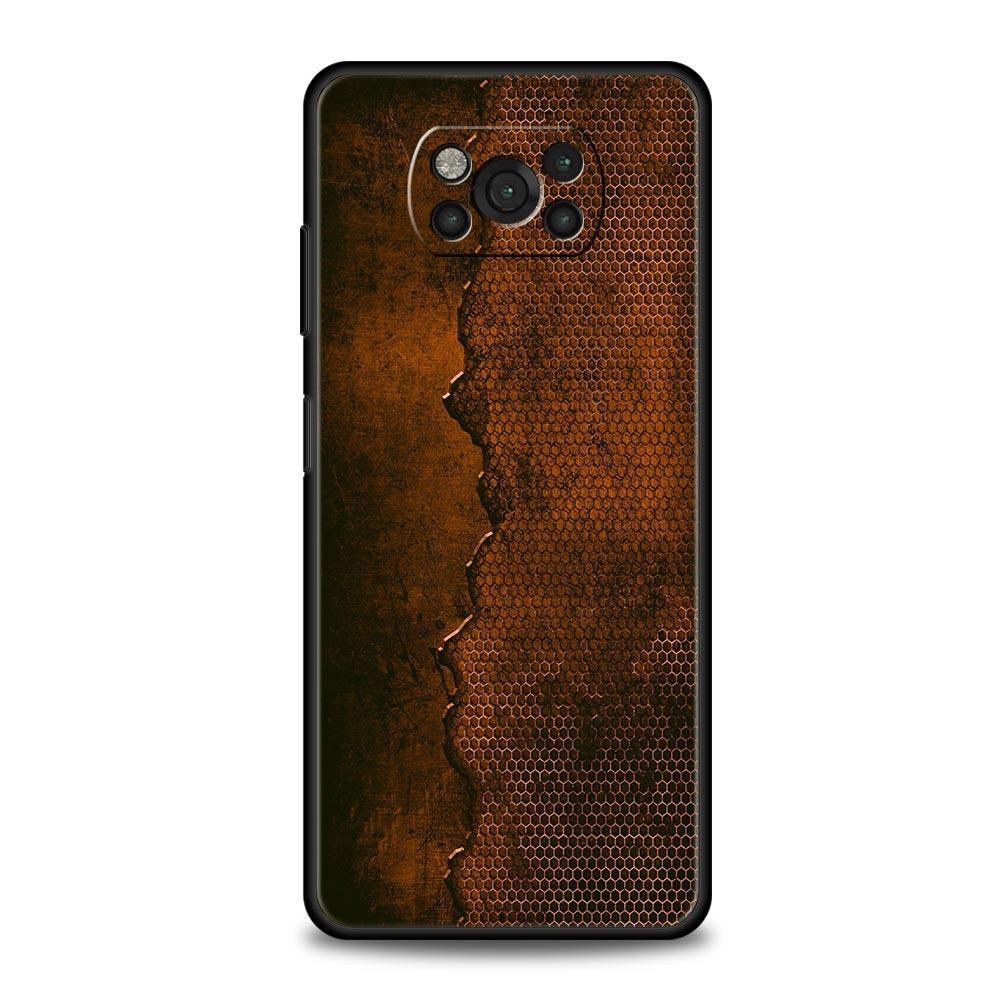 Vintage Industrial Style Rusty Phone Case for Xiaomi Poco F7 F6 F5 F4 F3 X6 X5 X4 X3 NFC F7 Ultra M4 C51 C55 GT Soft TPU Cover