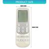 Ergonomic Air Conditioner Remote Controller For SS1001 Durability ABS Construction Long Ranges