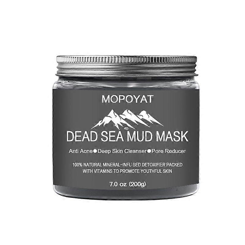 Dead Sea Mud Mask for Face and Body Infused with Eucalyptus - Spa Quality Pore Reducer for Acne, Blackheads and Oily Skin - Tightens Skin for A Health
