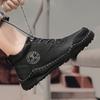 2021 Herbst und Winter neue Herren-Kurzstiefel Übergröße handgenähte lässige Herrenschuhe Samt warm Martin Stiefel