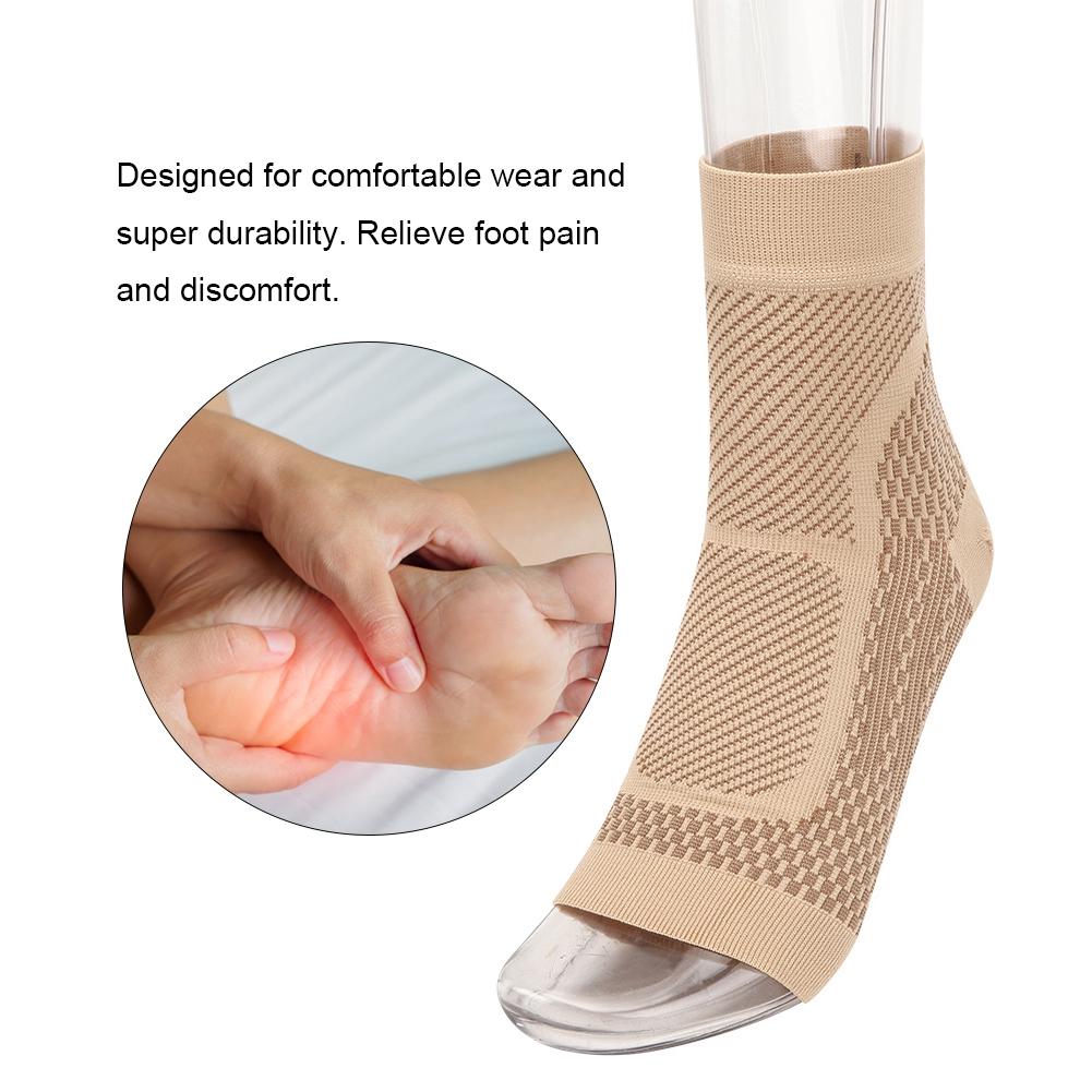 Outdoor Sport Socks Open Toe Elasticity Compression Stockings Foot Sock Ankle Guard Protective Gear