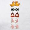 Kreative Cartoon Plüschtierohren für DIY Haarschmuck und Kinderkleidungsdekoration