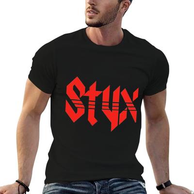 Styx Band Logos Favorite Tshirt Big And Tall Gym Tshirt