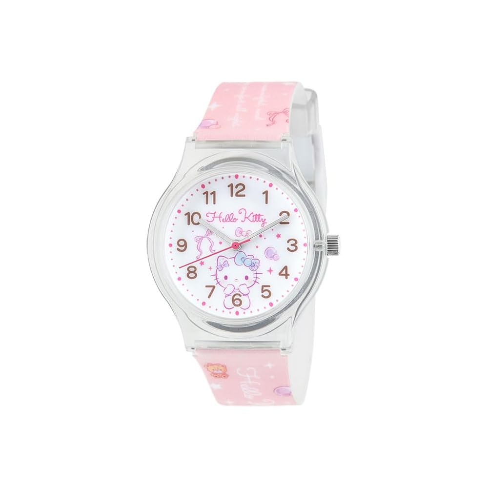 San Flame J-Axis Hello Kitty Watch Pink Purple Plastic Case Women s Timepiece