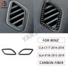 Car Center Console Windows Control Shift Carbon Fiber Sticker For Mercedes-Benz CLA C117 2014-2018 GLA X156 2015-2019 A-CLASS