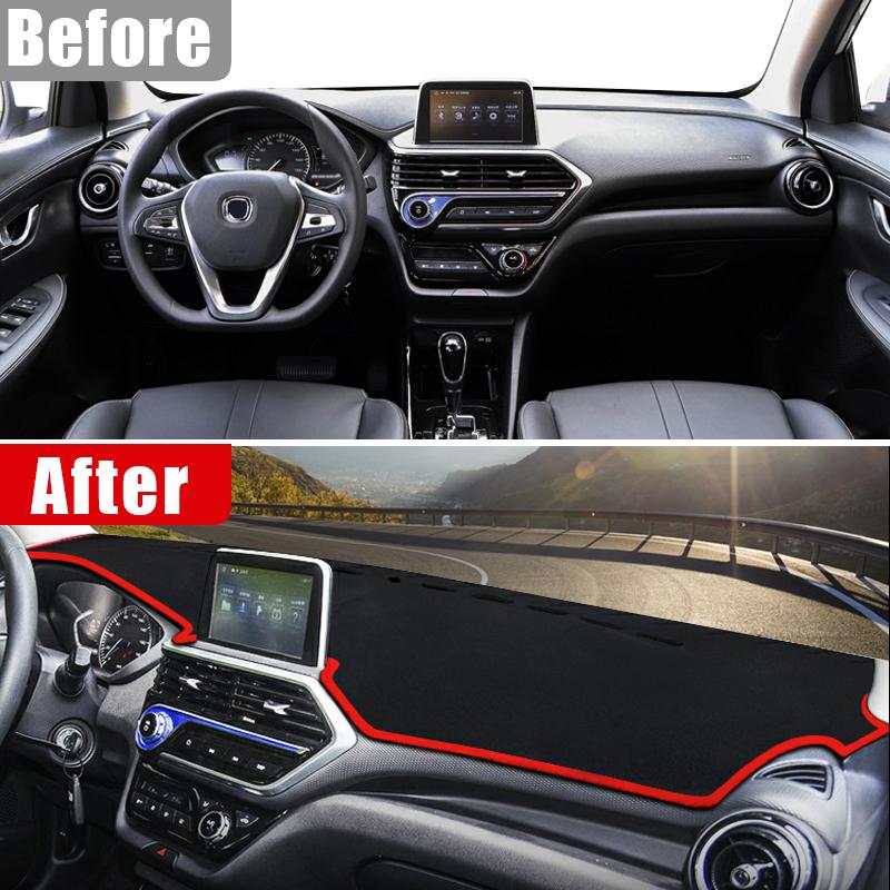 Car For Changan Alsvin 2018 -  Dashboard Cover Avoid Light Pad Sun Shade Anti-UV Carpets Non-Slip Case Mat  20