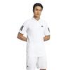Tennis Club Poloshirt für KUE81 Weiß L [Adidas] 3-Streifen Herren, (JE0412)
