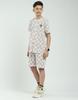 MONTE CARLO Boys Regular Fit Printed Half Sleeve Bermuda Set