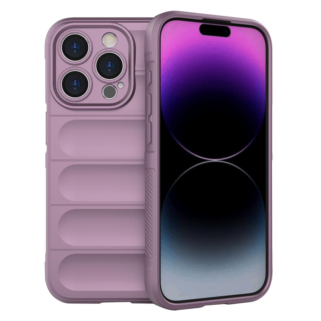 For iPhone 15 Pro Slim-Fit TPU Mobile Phone Case Anti-drop Rugged Cell Phone Back Cover
