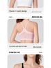 Cross-Strap Shockproof Sports Bra with Integrated Cup - Breathable, High-Intensity Performance Yoga Wear