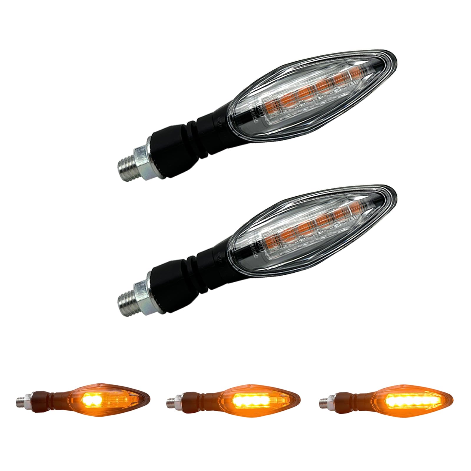 

Turn Signal E Mark Certification Vehicle Inspection Compatible Set of Model 3 / 2 pieces