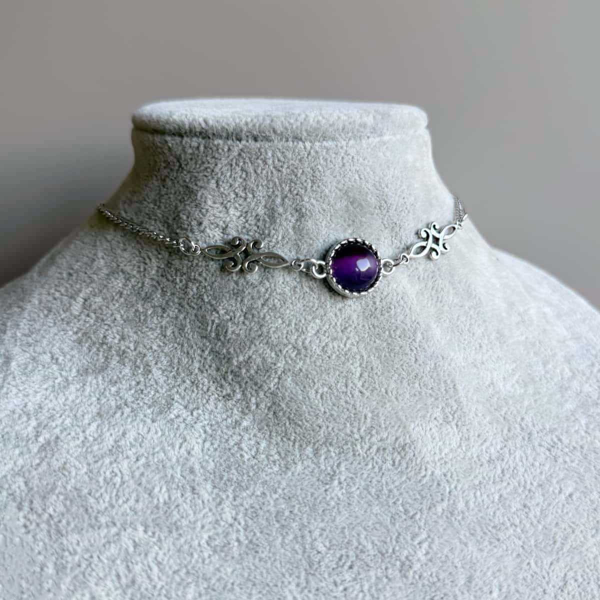 

Корона Ободок Фиолетовый Камень Треугольник Кельтский Эльф Колдовство Поклонение Язычество Колдовство Поклоняющийся Ожерелье