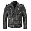Pánská bunda Motocyklová móda Slim Fit Kabát Podzim Zima Módní bundy Pánský zip