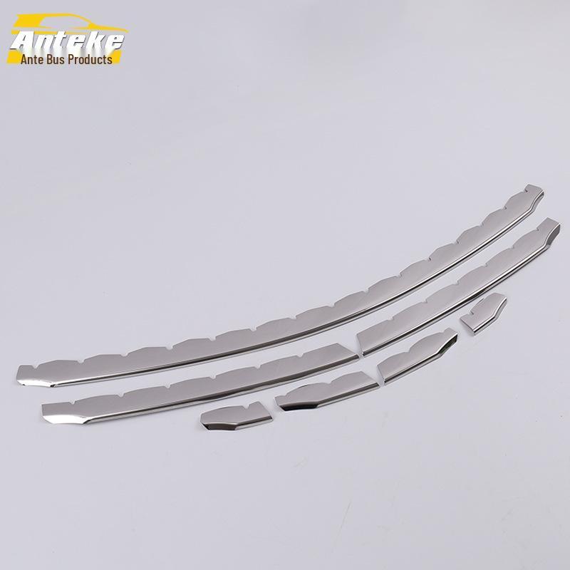 Lingpai Front Hood Center Mesh Decorative Strip & Anti-Scratch Patch - Fits 16 Models
