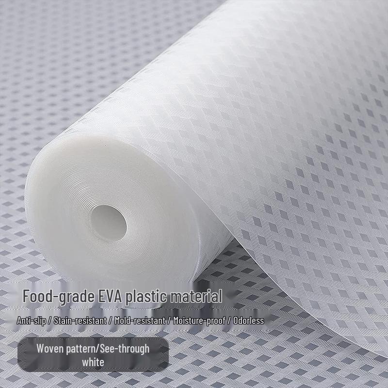 Waterproof and Oil-proof Kitchen Drawer Liner: Moisture-resistant, Non-slip, Adhesive-free Mat for Cabinets and Wardrobes.