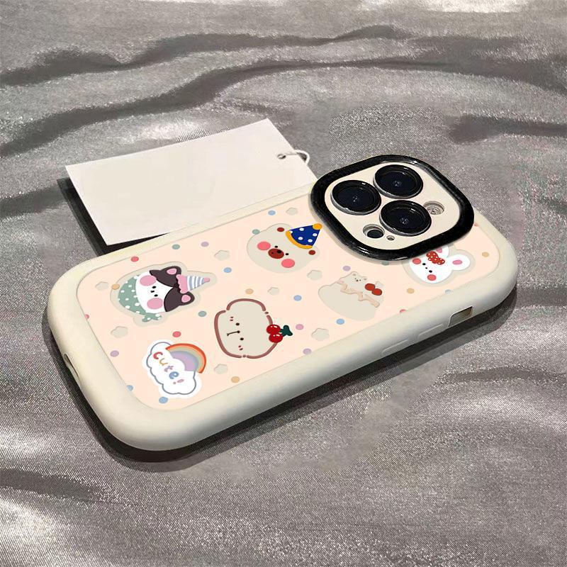 Cute Cake Puppy Suitable for 17 Apple 15 Mobile Phone Case Huawei Mate60oppo Xiaomi 14vivo Honor 10
