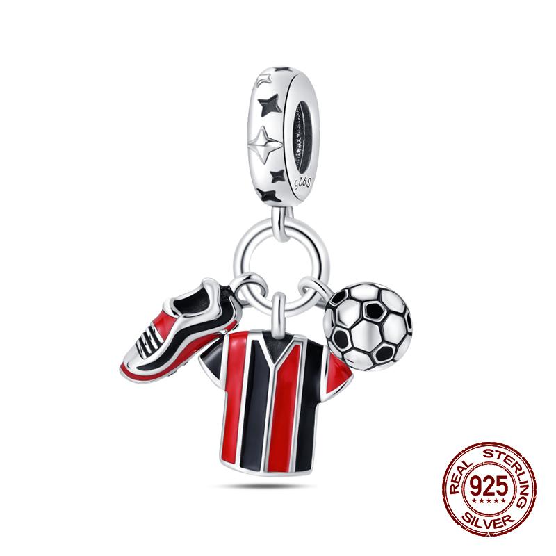 100% 925 Sterling Silver Guitar Musician Painter Doctor Career Charm Bead Fit 925 Original Bracelet DIY Souvenir Jewelry